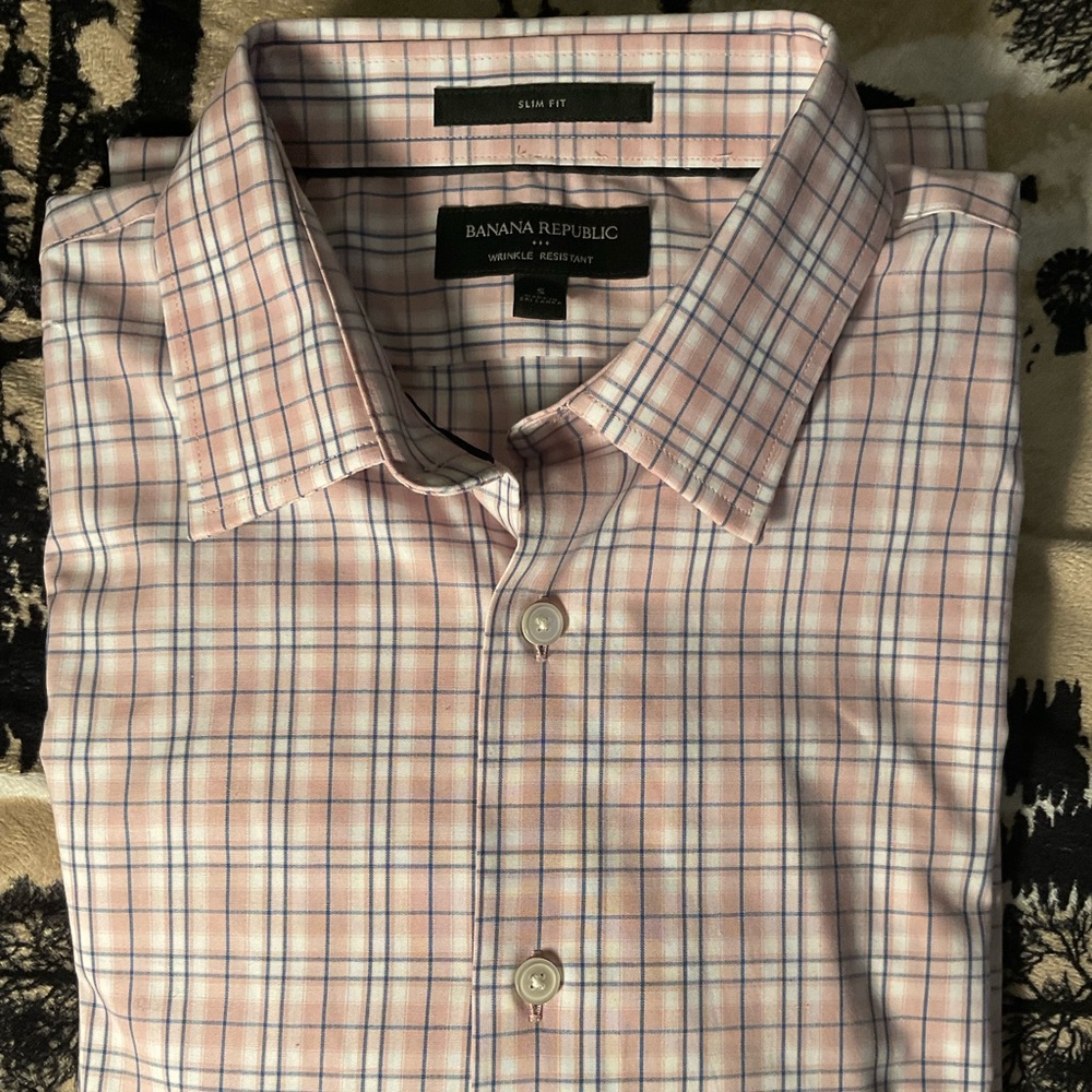 Banana republic button down mens shirt NWT